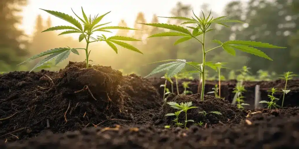 biologischer Cannabisanbau