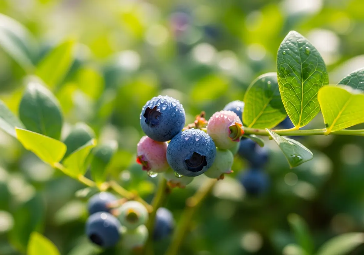 menanam blueberry