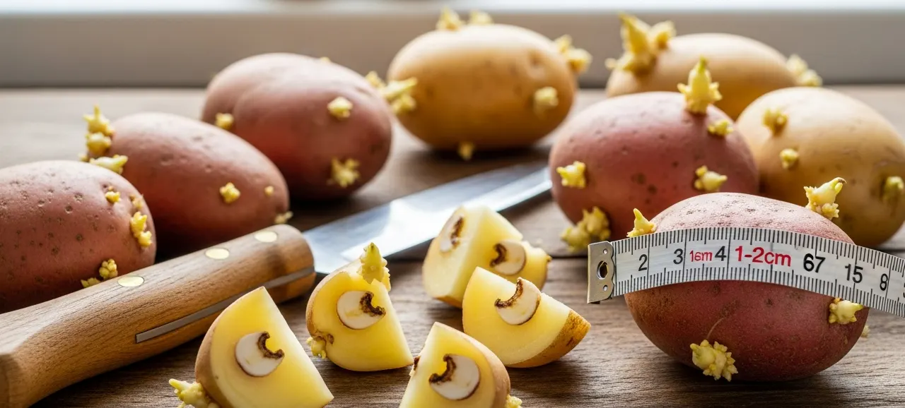 preparing seed potatoes