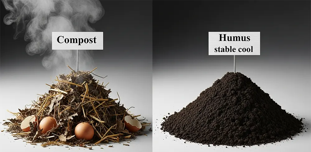 Compost vs Humus