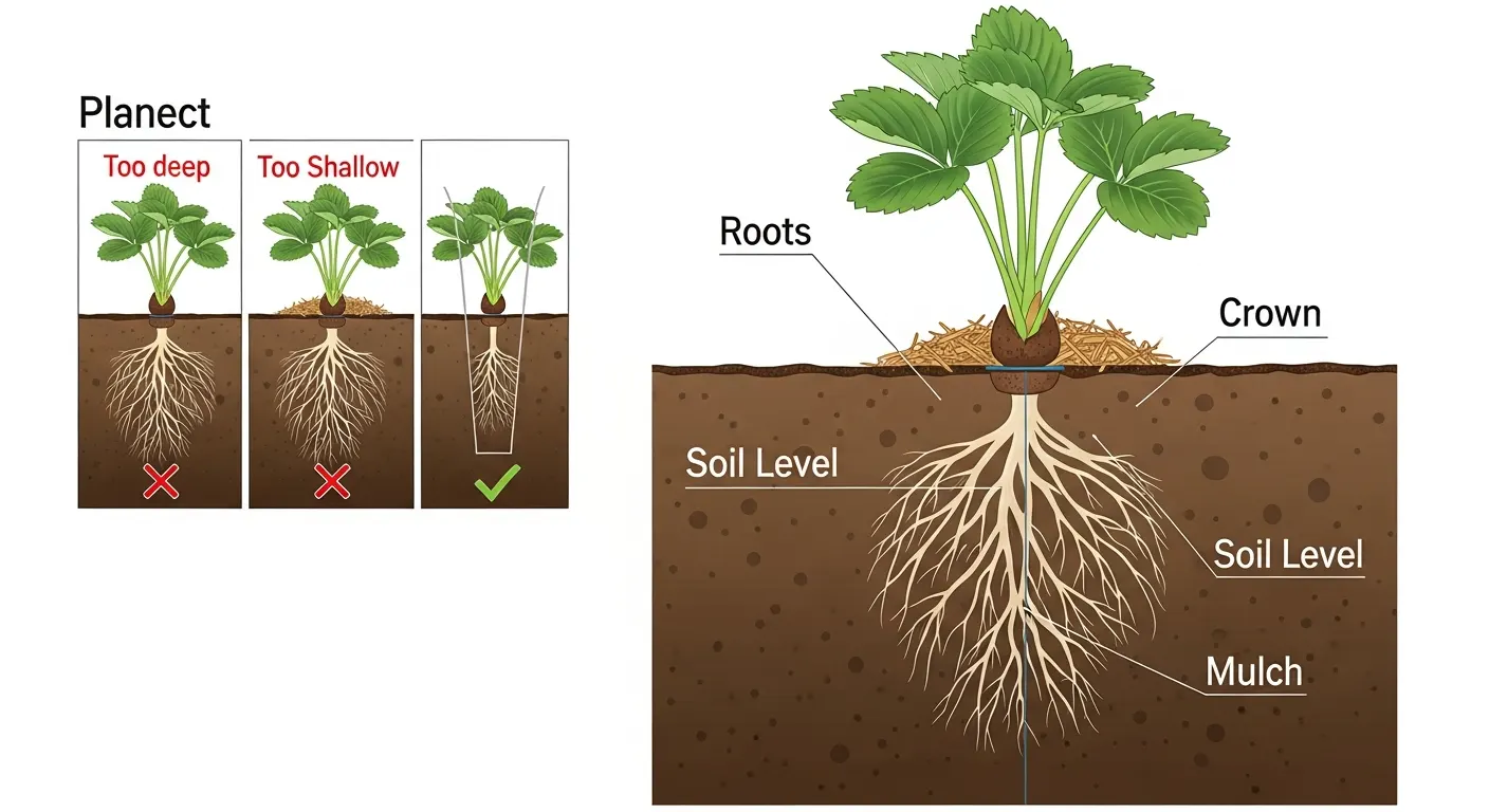 Strawberry Roots