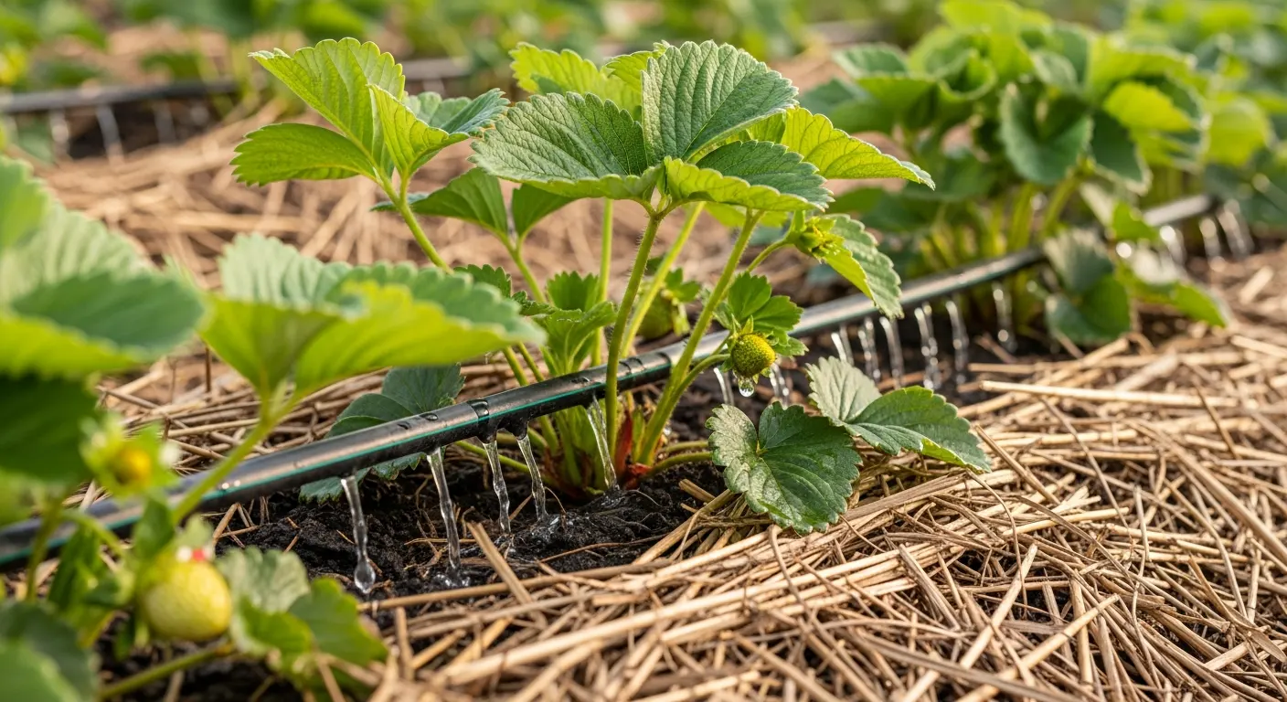 Strawberry Watering