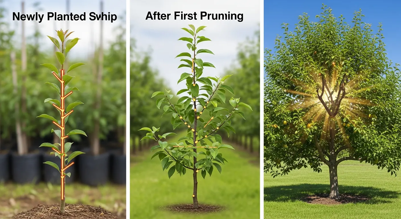 Pruning for an Open Center (Vase Shape)