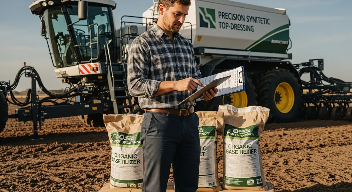 A hybrid fertilizer strategy for commercial farms