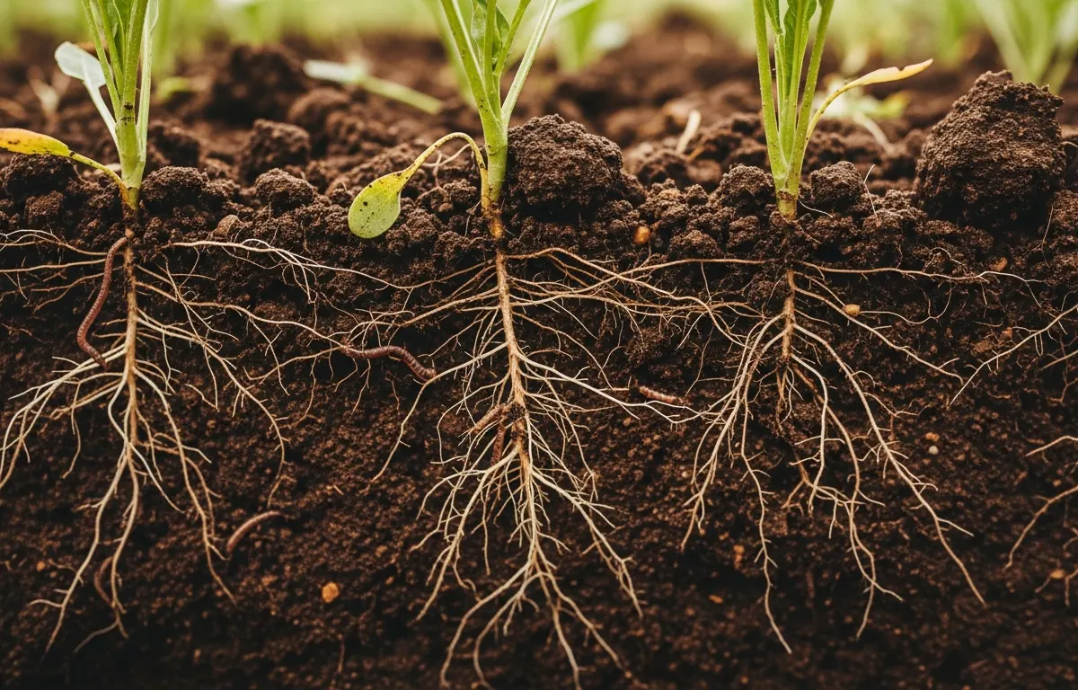 Healthy soil structure
