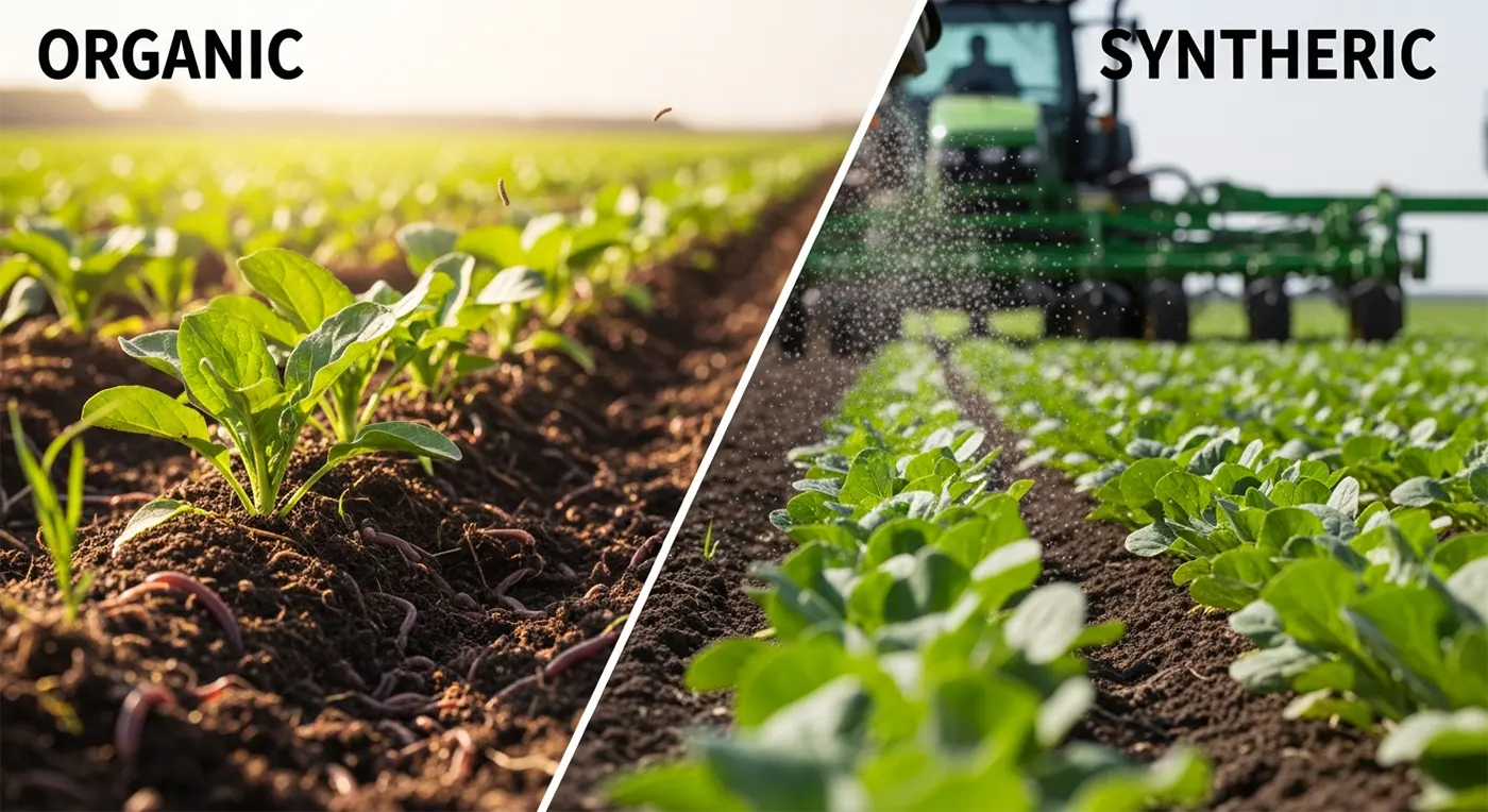 Organic vs Synthetic Fertilizer