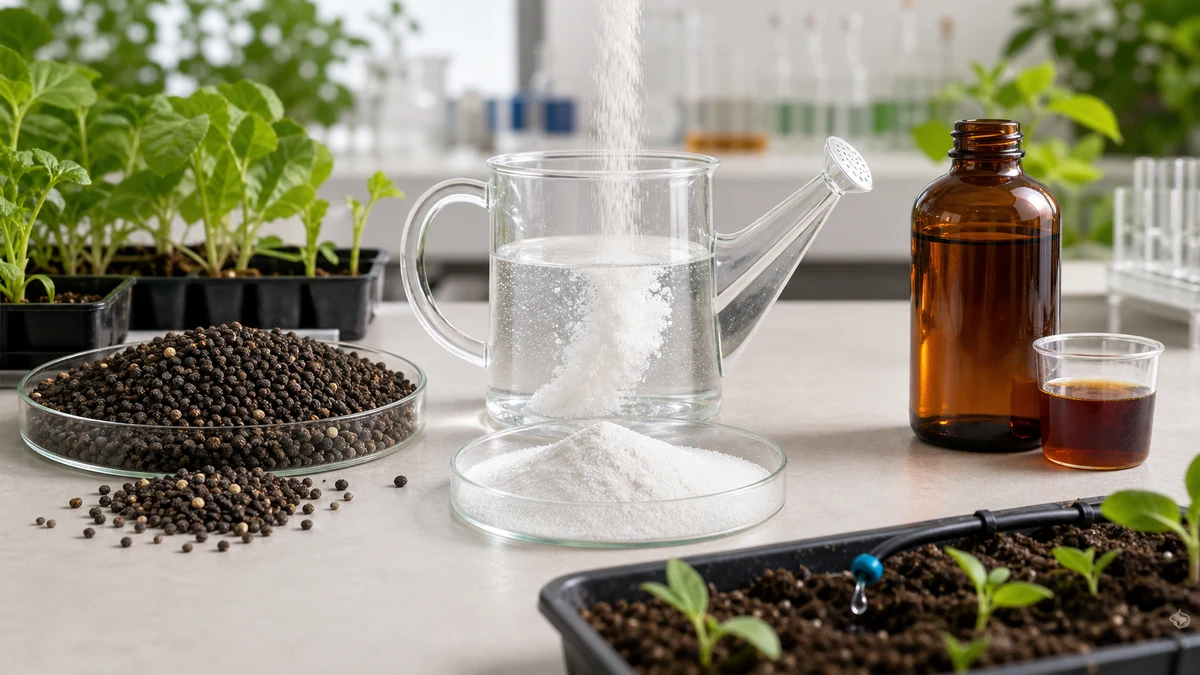 Granular, water-soluble and liquid organic garden fertilizer forms for different garden lines