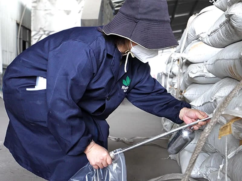 Rutom shipment sampling and bag inspection
